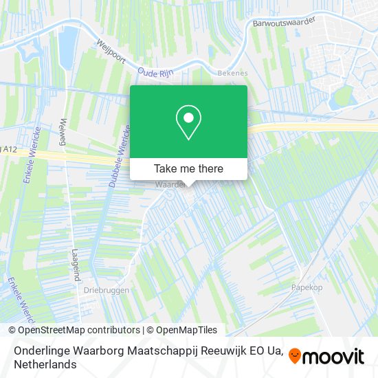 Onderlinge Waarborg Maatschappij Reeuwijk EO Ua map