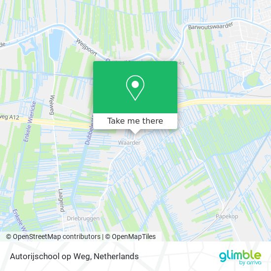 Autorijschool op Weg map