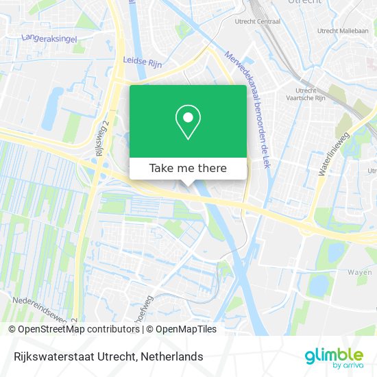 Rijkswaterstaat Utrecht Karte