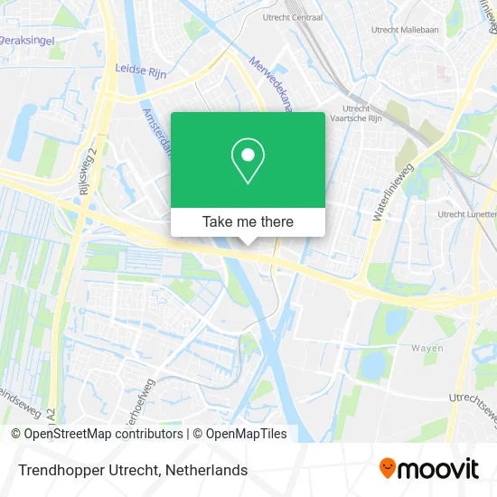 Trendhopper Utrecht map