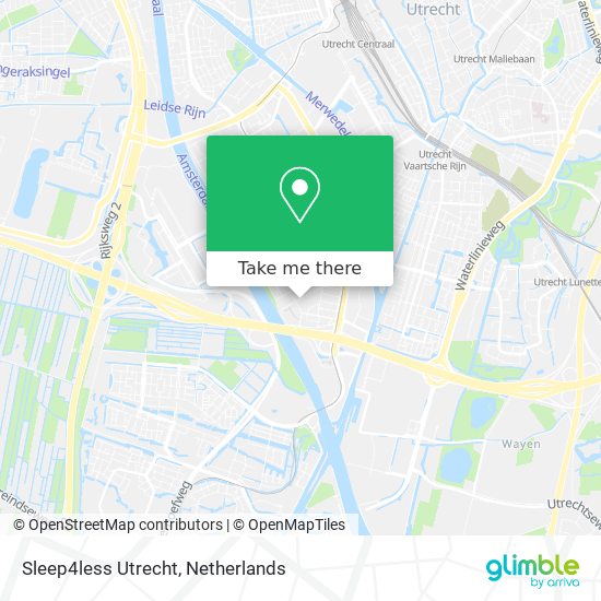 Sleep4less Utrecht Karte