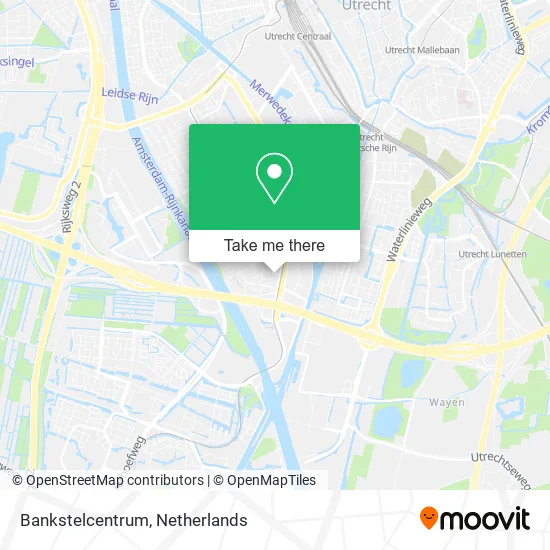Bankstelcentrum Karte