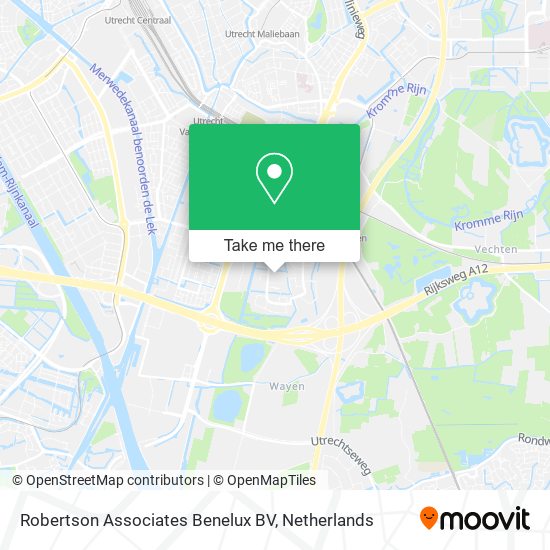 Robertson Associates Benelux BV map