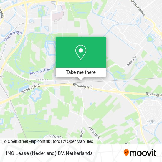 ING Lease (Nederland) BV map
