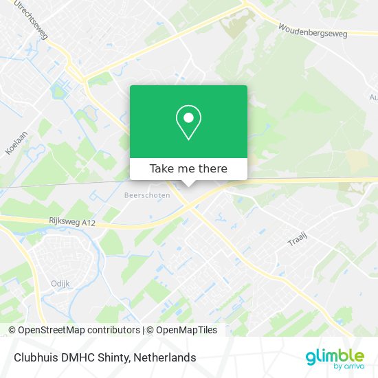 Clubhuis DMHC Shinty map