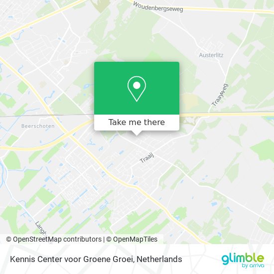 Kennis Center voor Groene Groei Karte