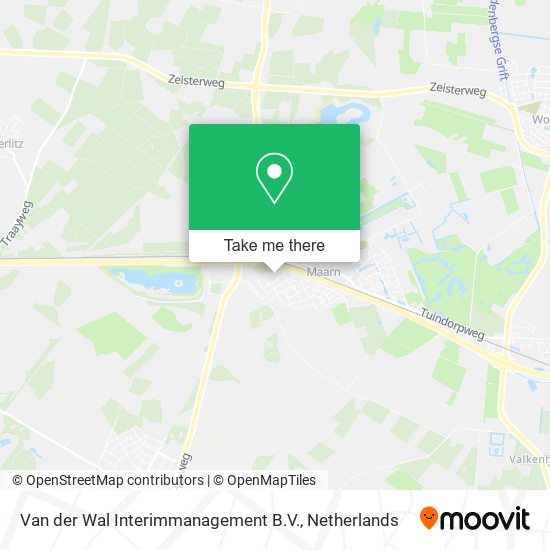Van der Wal Interimmanagement B.V. map