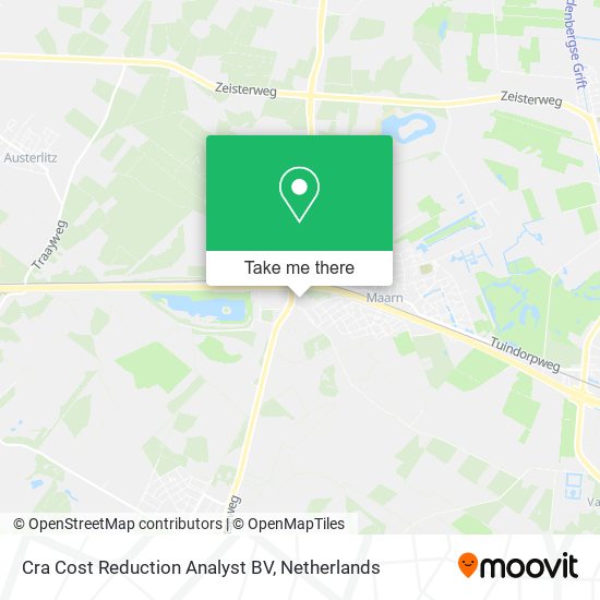 Cra Cost Reduction Analyst BV map