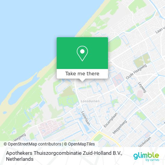 Apothekers Thuiszorgcombinatie Zuid-Holland B.V. map