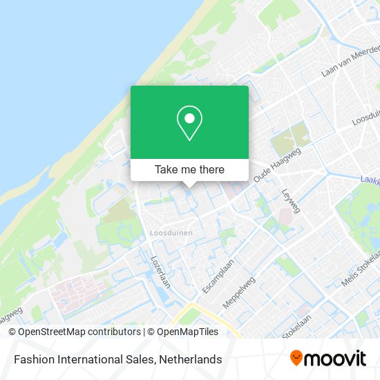 Fashion International Sales map