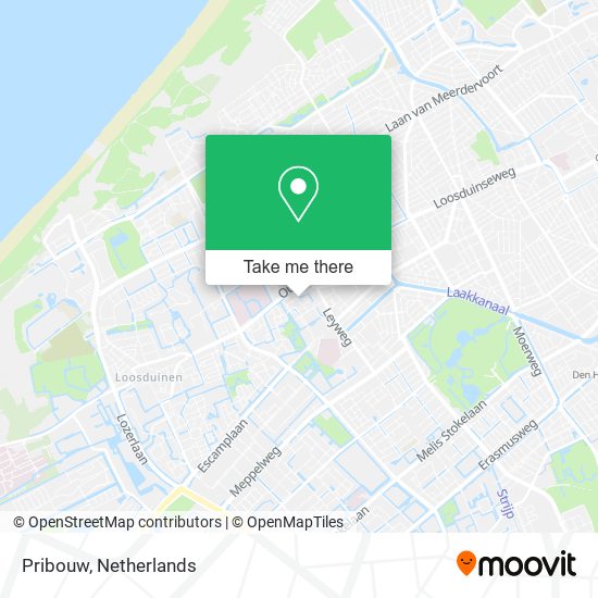 Pribouw map