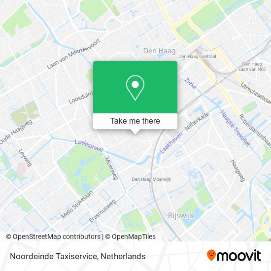 Noordeinde Taxiservice map