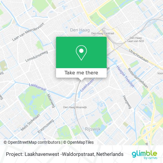 Project: Laakhavenwest -Waldorpstraat map