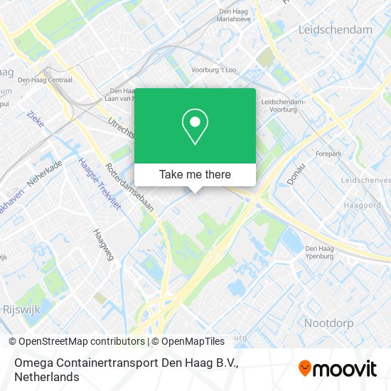 Omega Containertransport Den Haag B.V. map