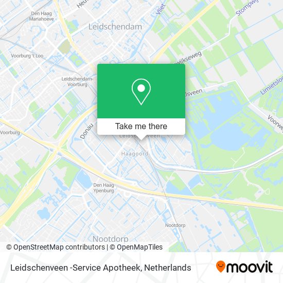 Leidschenveen -Service Apotheek map