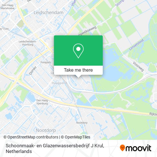 Schoonmaak- en Glazenwassersbedrijf J Krul map