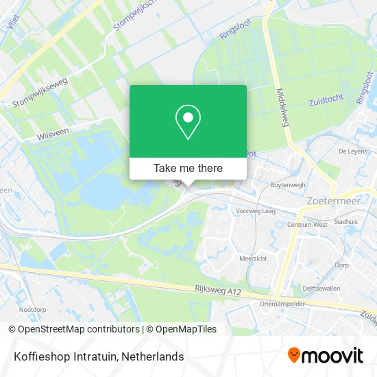 Koffieshop Intratuin map