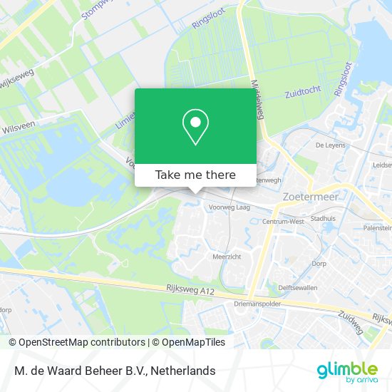 M. de Waard Beheer B.V. map