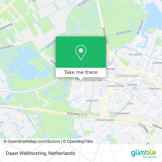 Daaw Webhosting map