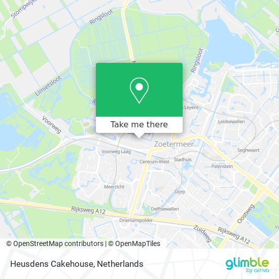 Heusdens Cakehouse Karte