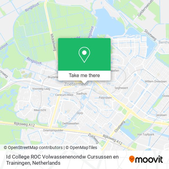 Id College ROC Volwassenenondw Cursussen en Trainingen Karte