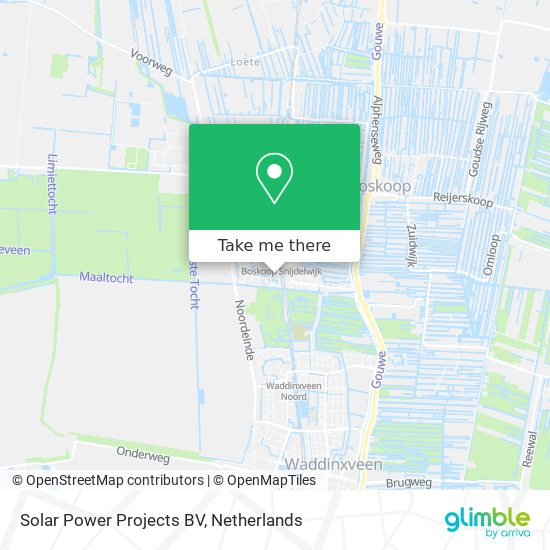 Solar Power Projects BV map