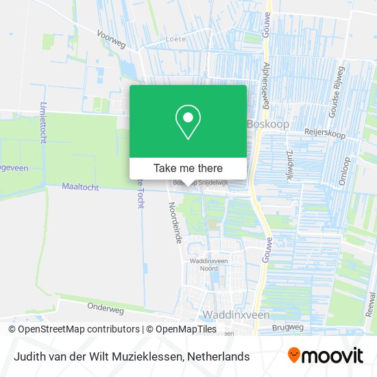 Judith van der Wilt Muzieklessen map