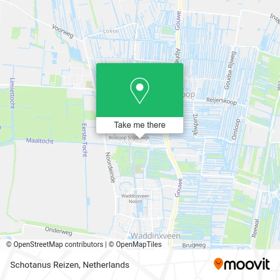 Schotanus Reizen map