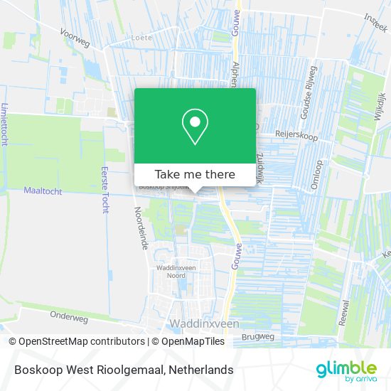 Boskoop West Rioolgemaal Karte