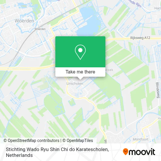 Stichting Wado Ryu Shin Chi do Karatescholen map