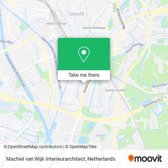 Machiel van Wijk Interieurarchitect map
