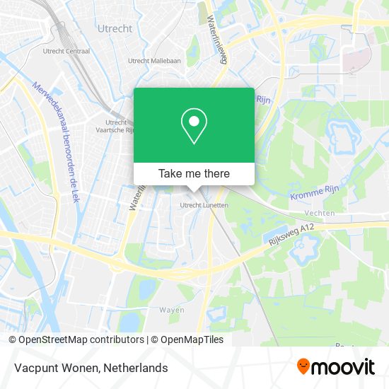 Vacpunt Wonen map