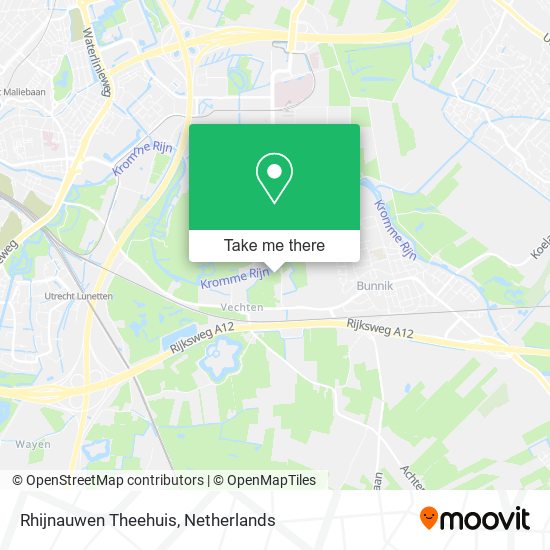 Rhijnauwen Theehuis map