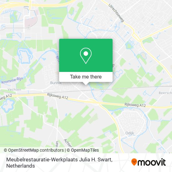 Meubelrestauratie-Werkplaats Julia H. Swart map