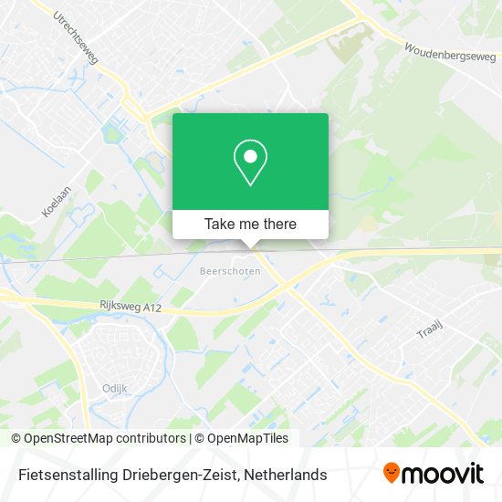 Fietsenstalling Driebergen-Zeist map