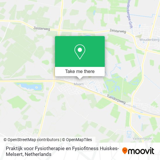 Praktijk voor Fysiotherapie en Fysiofitness Huiskes-Melsert Karte