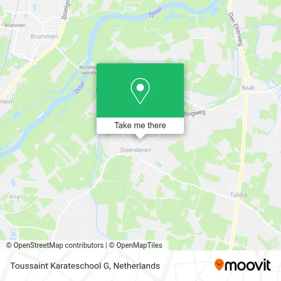 Toussaint Karateschool G map