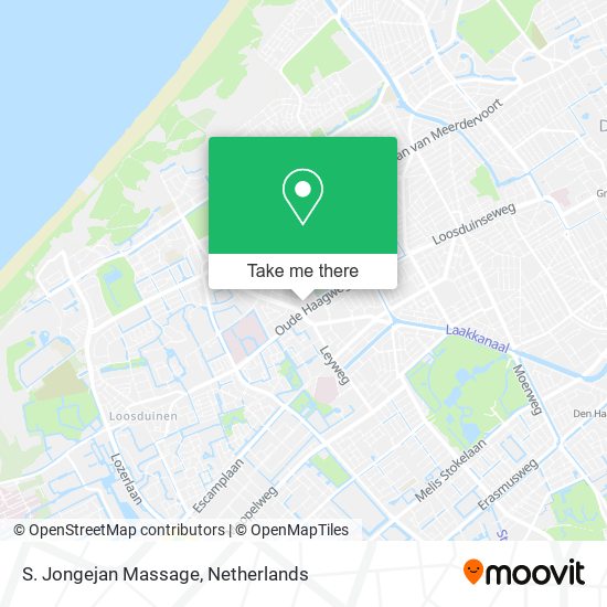 S. Jongejan Massage map