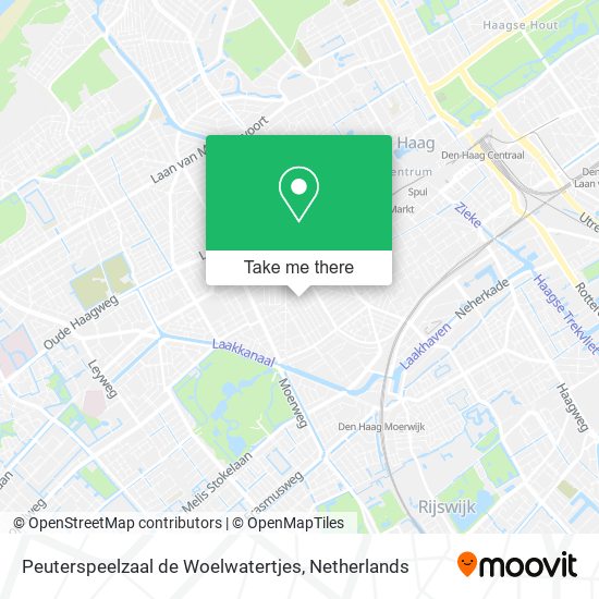 Peuterspeelzaal de Woelwatertjes map