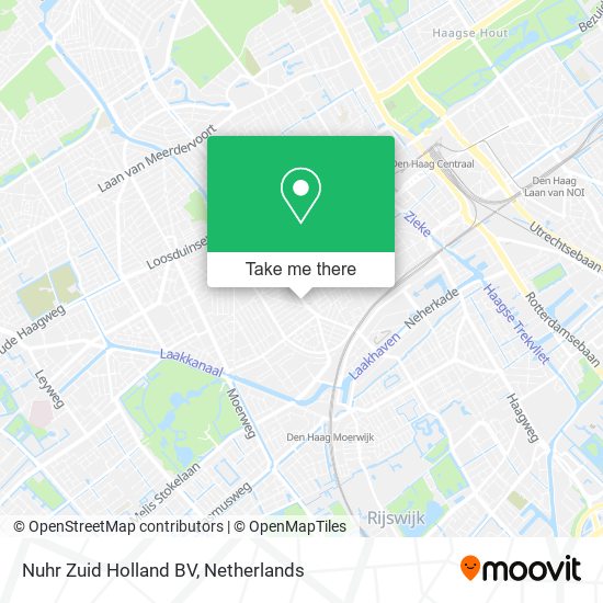 Nuhr Zuid Holland BV Karte