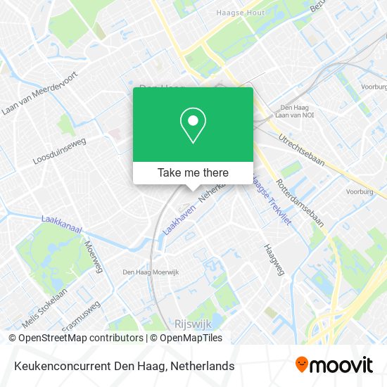 Keukenconcurrent Den Haag map