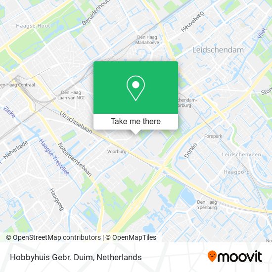 Hobbyhuis Gebr. Duim map