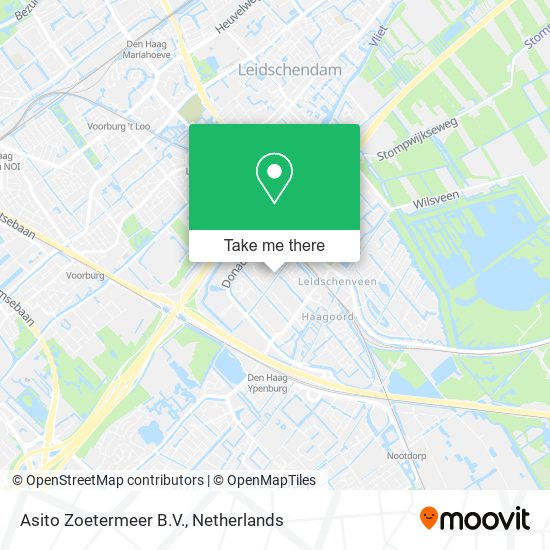 Asito Zoetermeer B.V. map