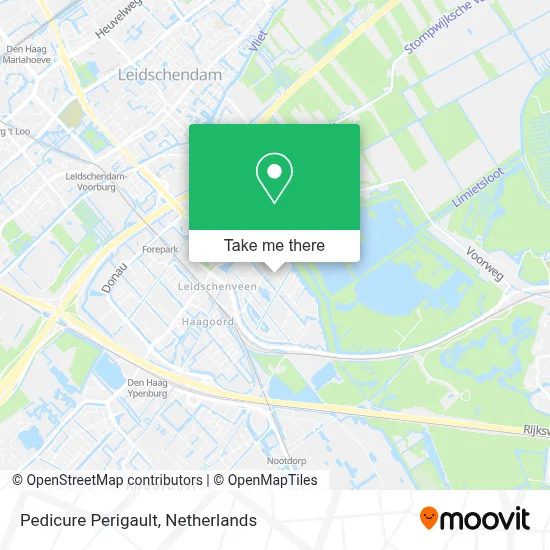 Pedicure Perigault map