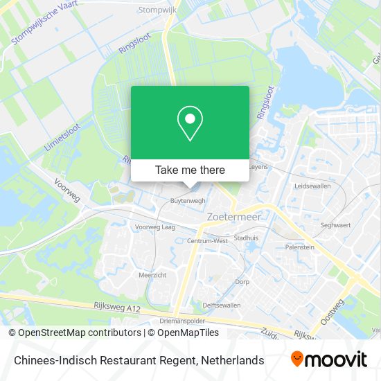 Chinees-Indisch Restaurant Regent map