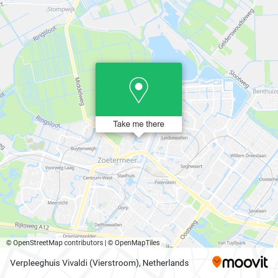 Verpleeghuis Vivaldi (Vierstroom) map