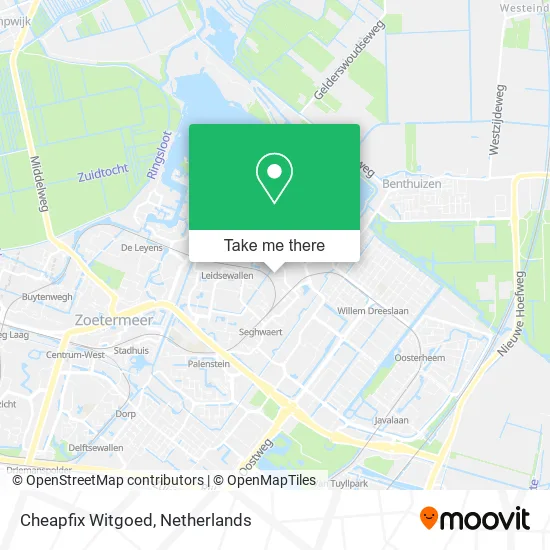 Cheapfix Witgoed map