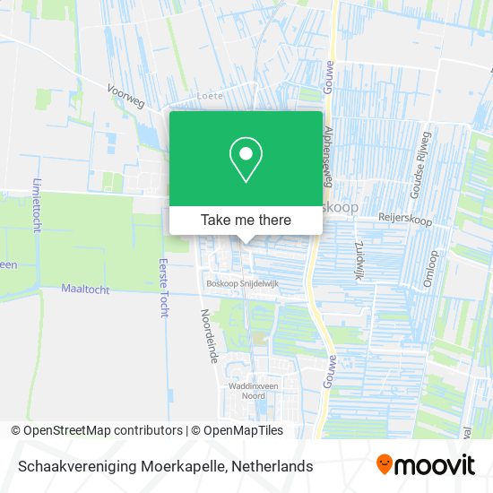 Schaakvereniging Moerkapelle map