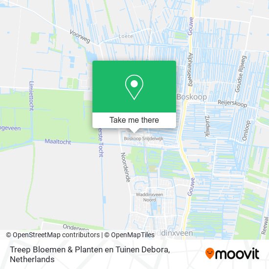 Treep Bloemen & Planten en Tuinen Debora map