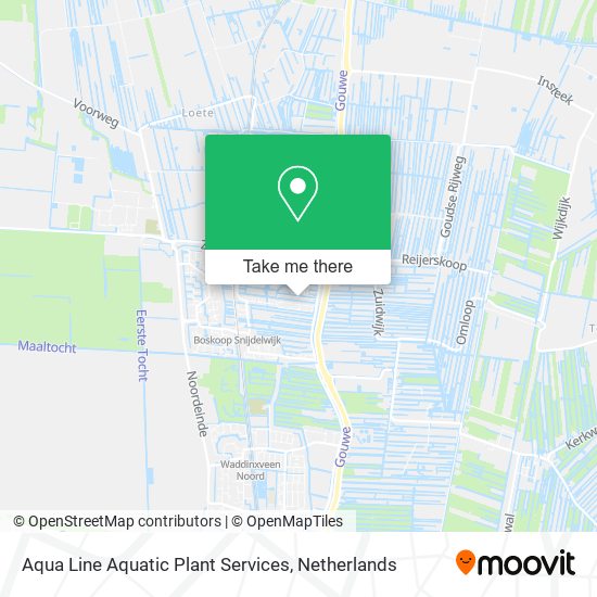 Aqua Line Aquatic Plant Services map